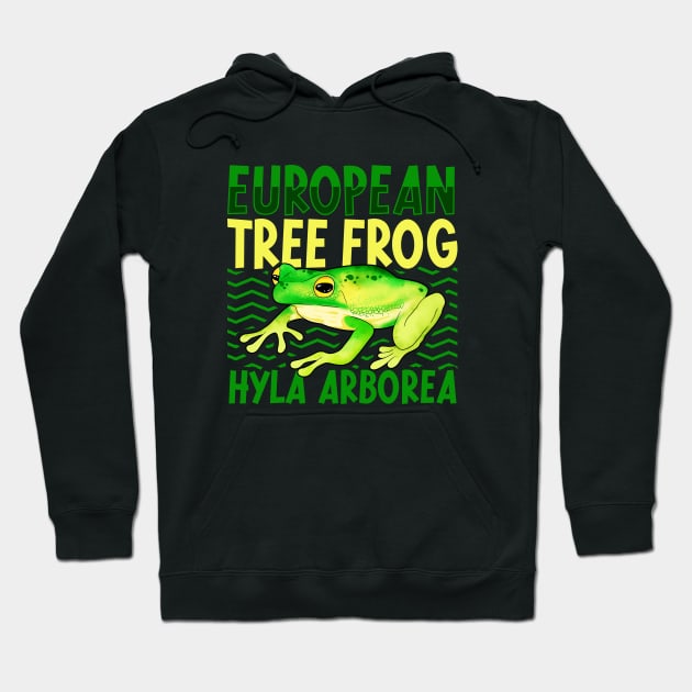 European Tree Frog Hoodie by Modern Medieval Design